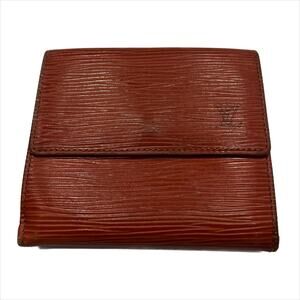 Louis Vuitton Paris Epi Wallet in Chestnut Brown